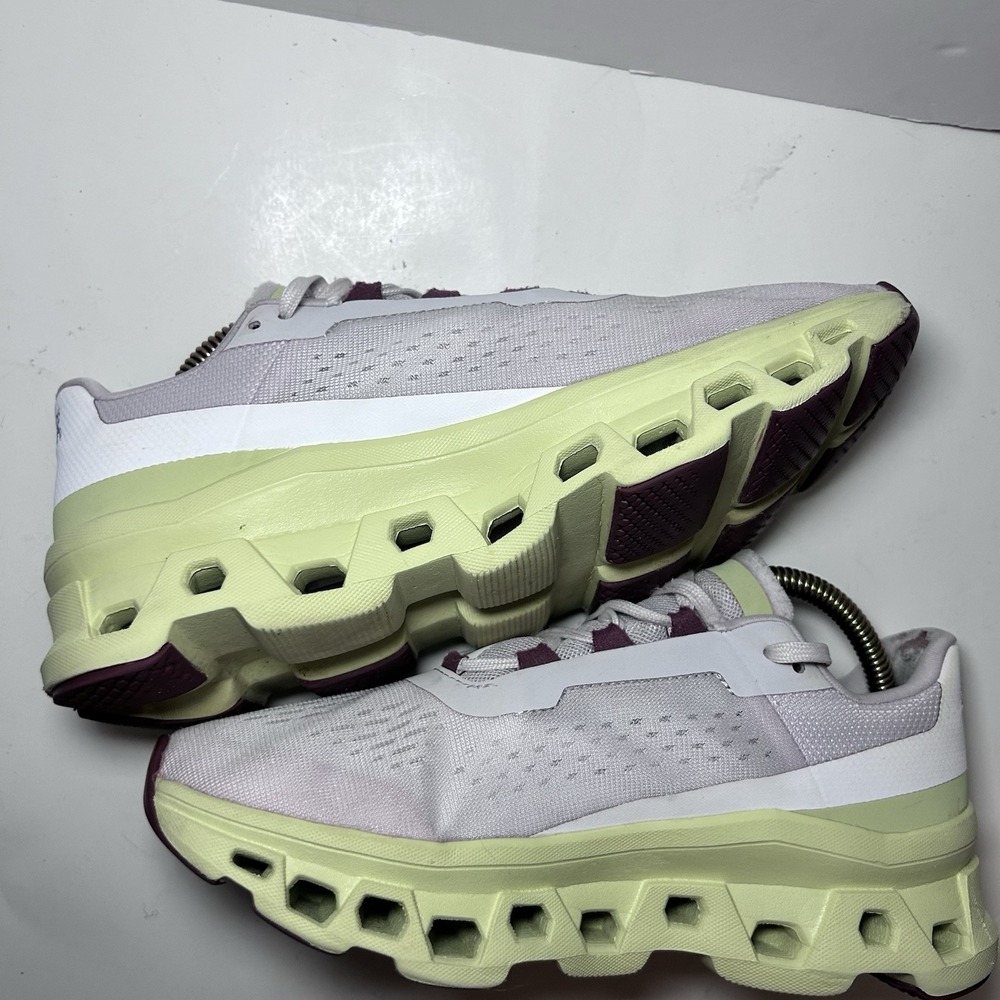 ON Running Women's Cloud Monster Frost Acacia Medium Width 7.5 - Picture 5 of 9